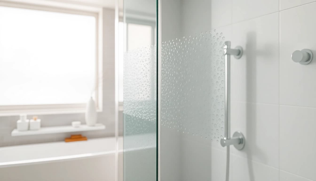 Découvrez une paroi de douche moderne dans un élégant cadre de salle de bains.