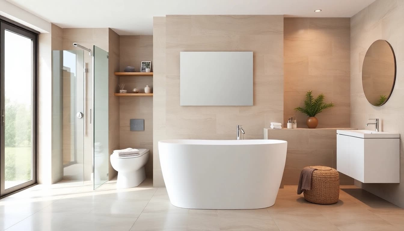 Genießen Sie die elegante duschkabine 90x90 komplett in einem modernen Badezimmer-Design.