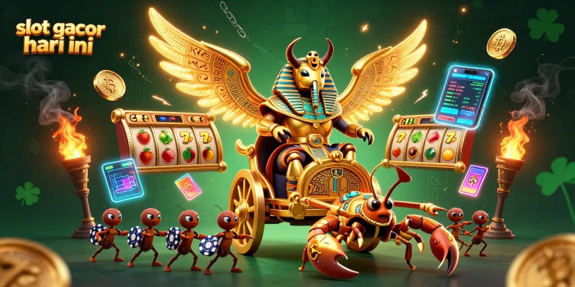 Win big at slot gacor hari ini with vibrant animated elements and captivating casino themes.