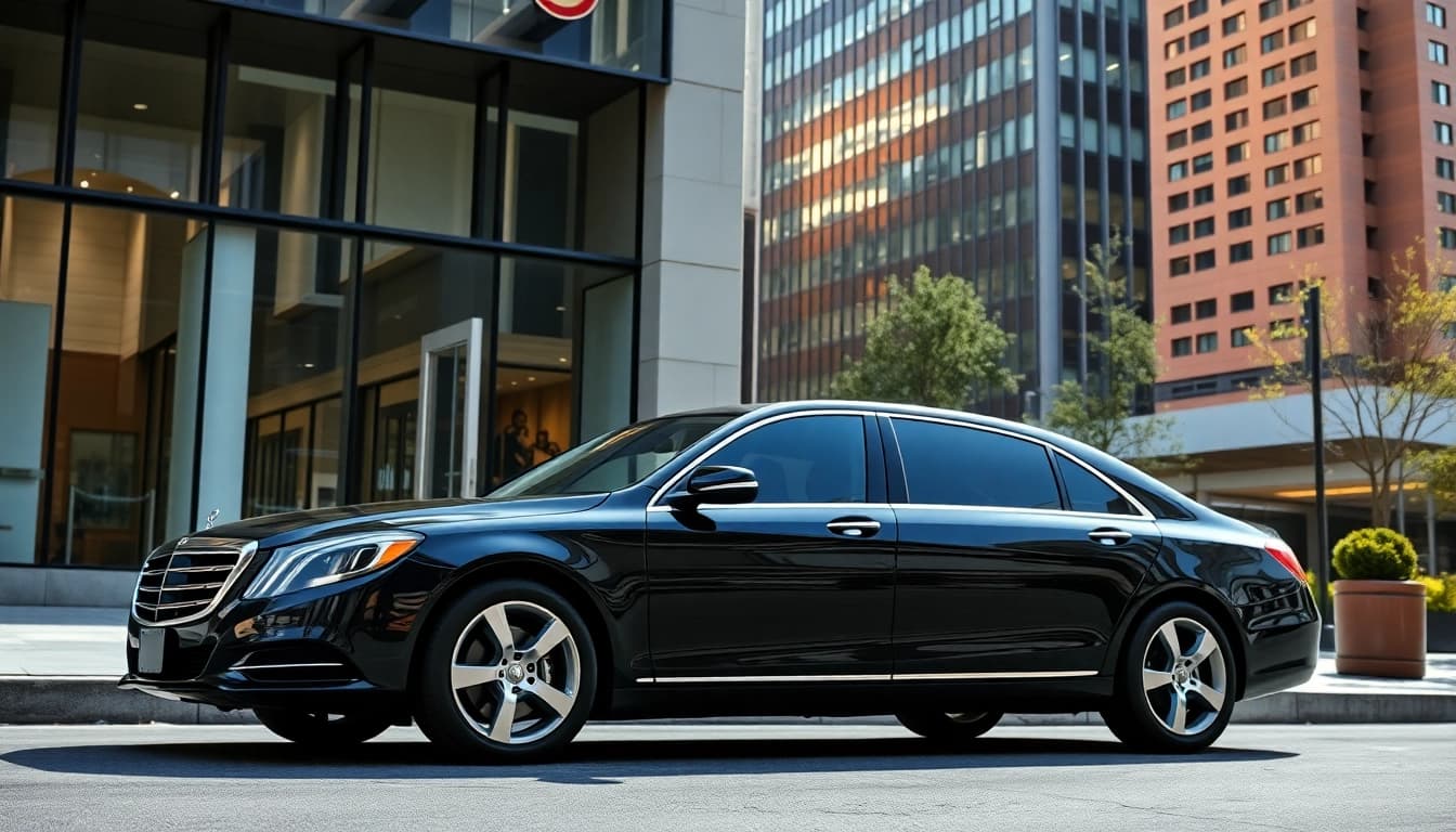 Chauffeur Nottingham provides a professional and luxury chauffeur service with an elegant sedan.