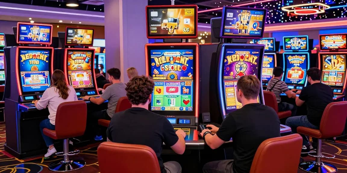 Players enjoying games at casinos that accept credit cards with vibrant atmosphere and promotions.