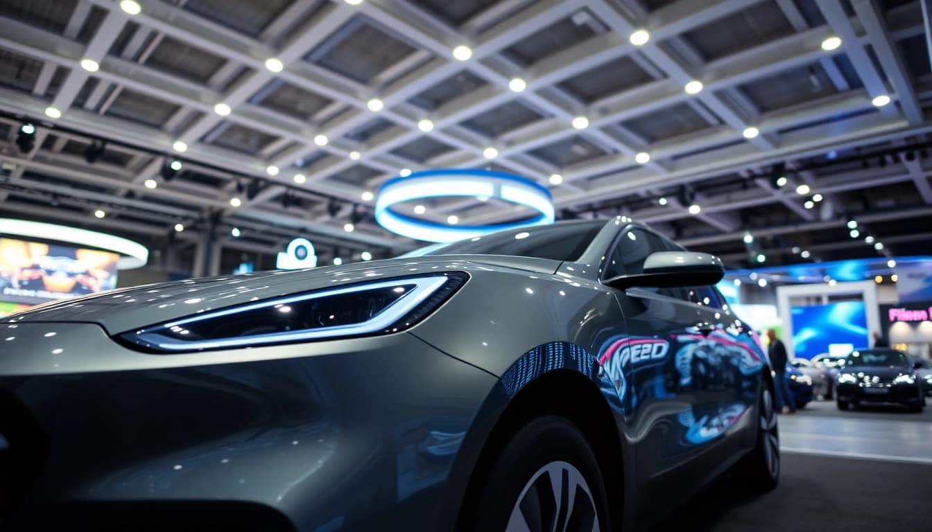 Experience the excitement of the Auto Cars Show with innovative vehicles on display.