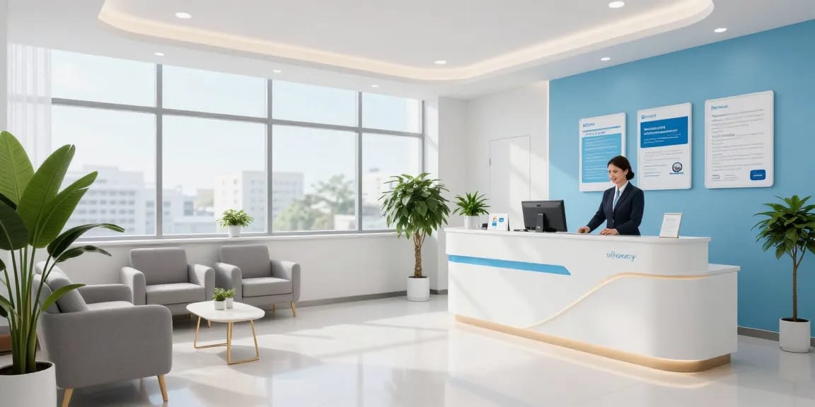 Hair transplant Istanbul consultation at a healthcare clinic with caring professionals, focused on patient care and medical services.
