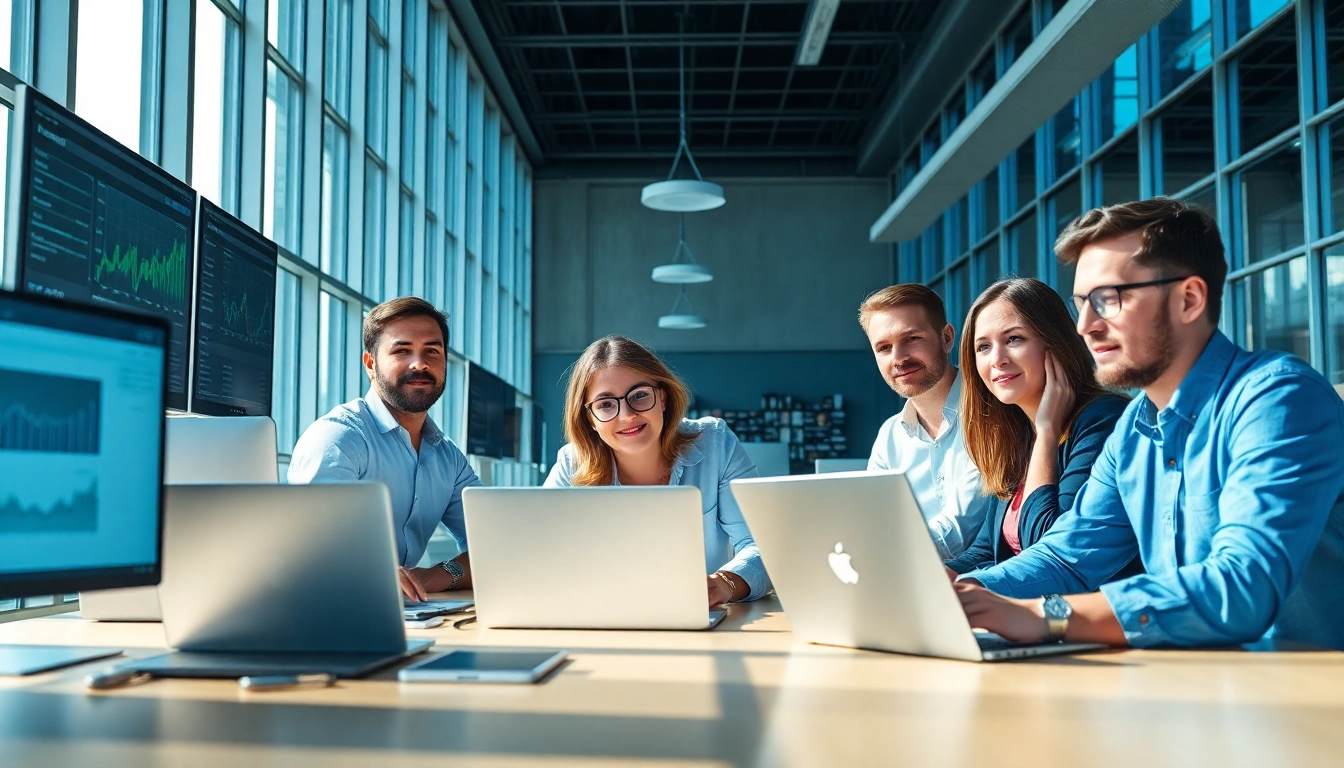 Providing managed IT services near me in a collaborative office environment.