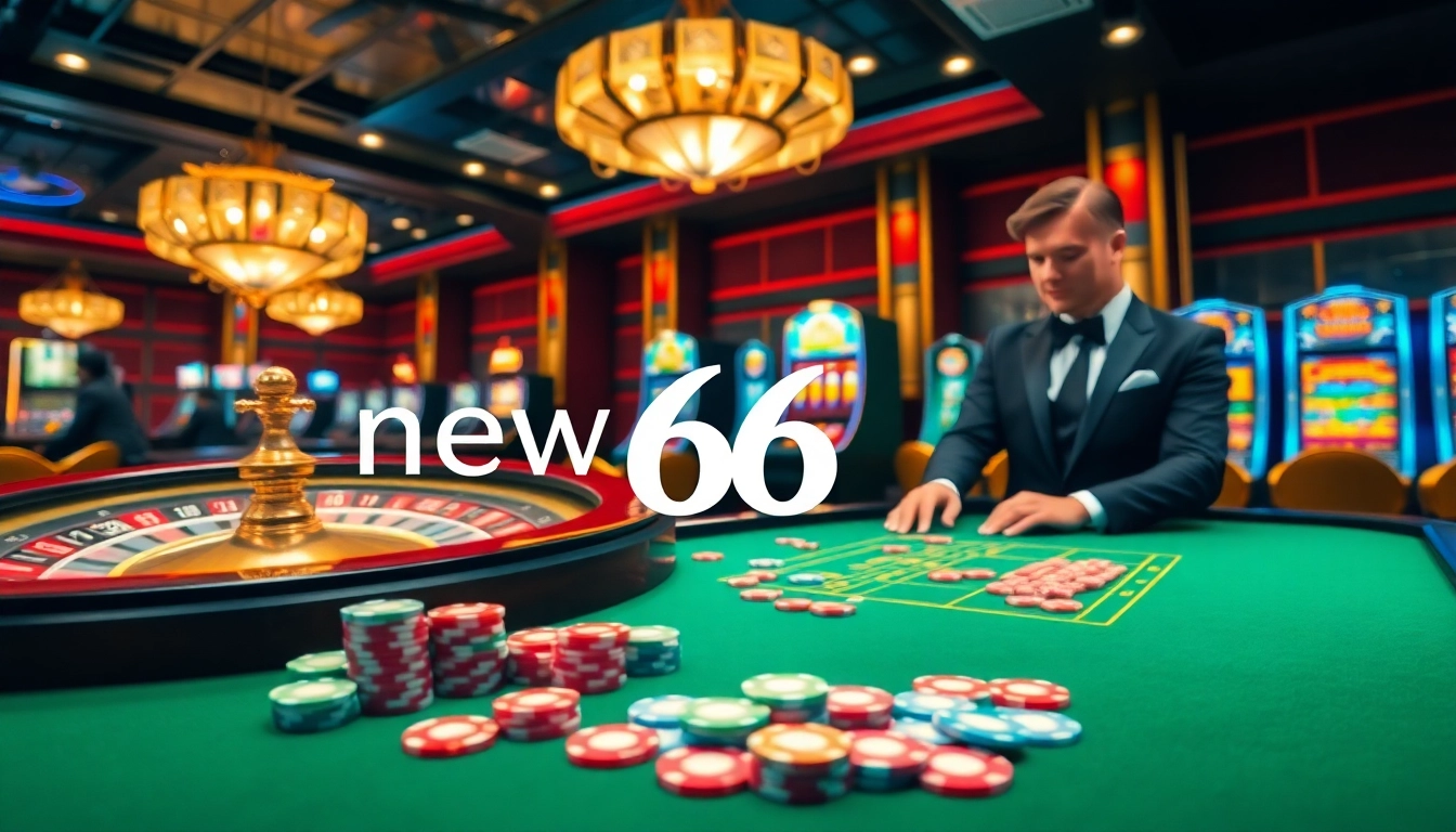 Experience the excitement of new 66 with vibrant casino games, elegant tables, and thrilling ambience.
