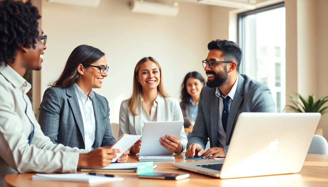 Individuals collaborating in small business jobs, fostering innovation and teamwork.