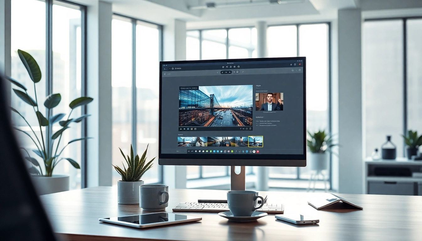 Experience innovative image editing with nano banana pro showcased in a modern tech workspace.