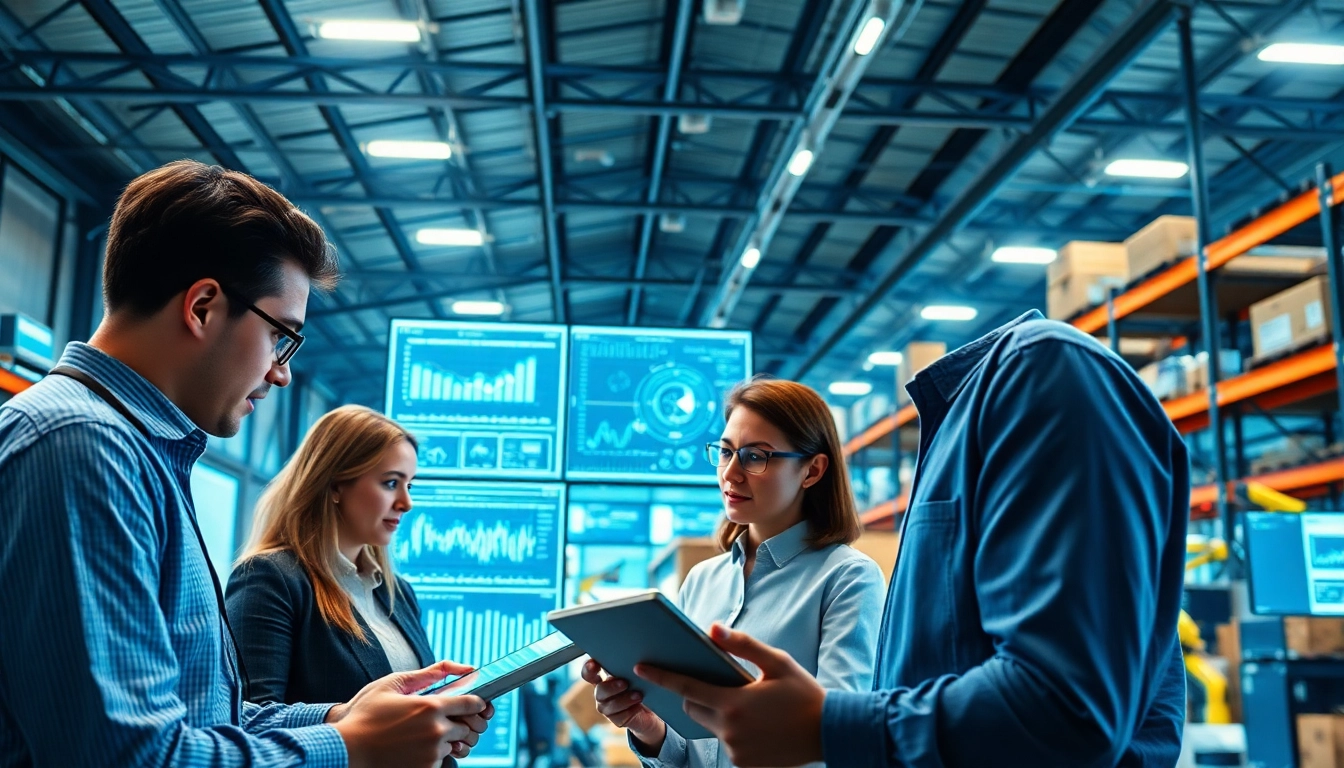 Enhance AI in supply chain planning with data analysis in a modern office setting.