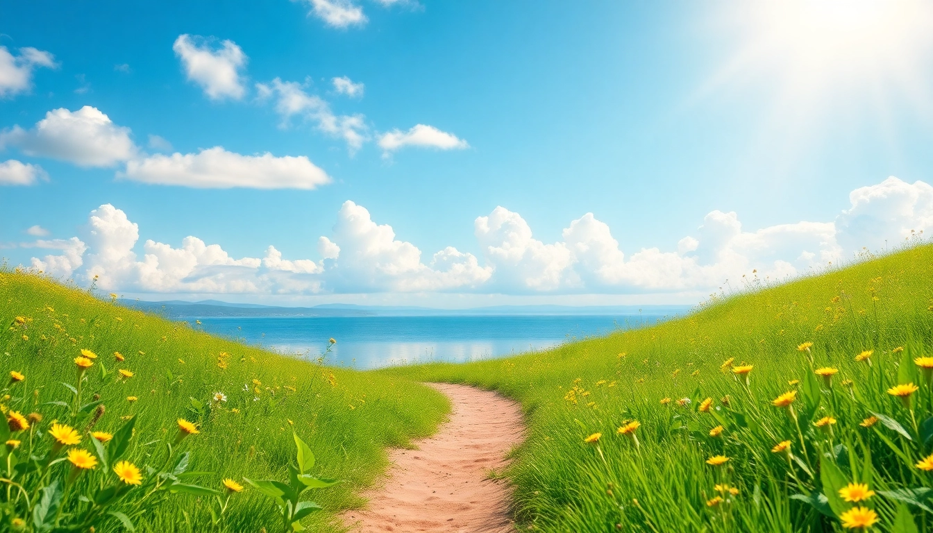 Experience the uplifting ambiance of seedream through a vibrant, serene landscape of nature.