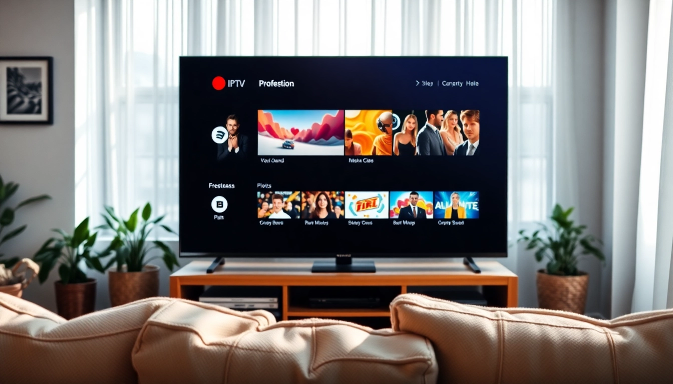 Watch a public iptv playlist being displayed on a modern smart TV in a cozy living room.