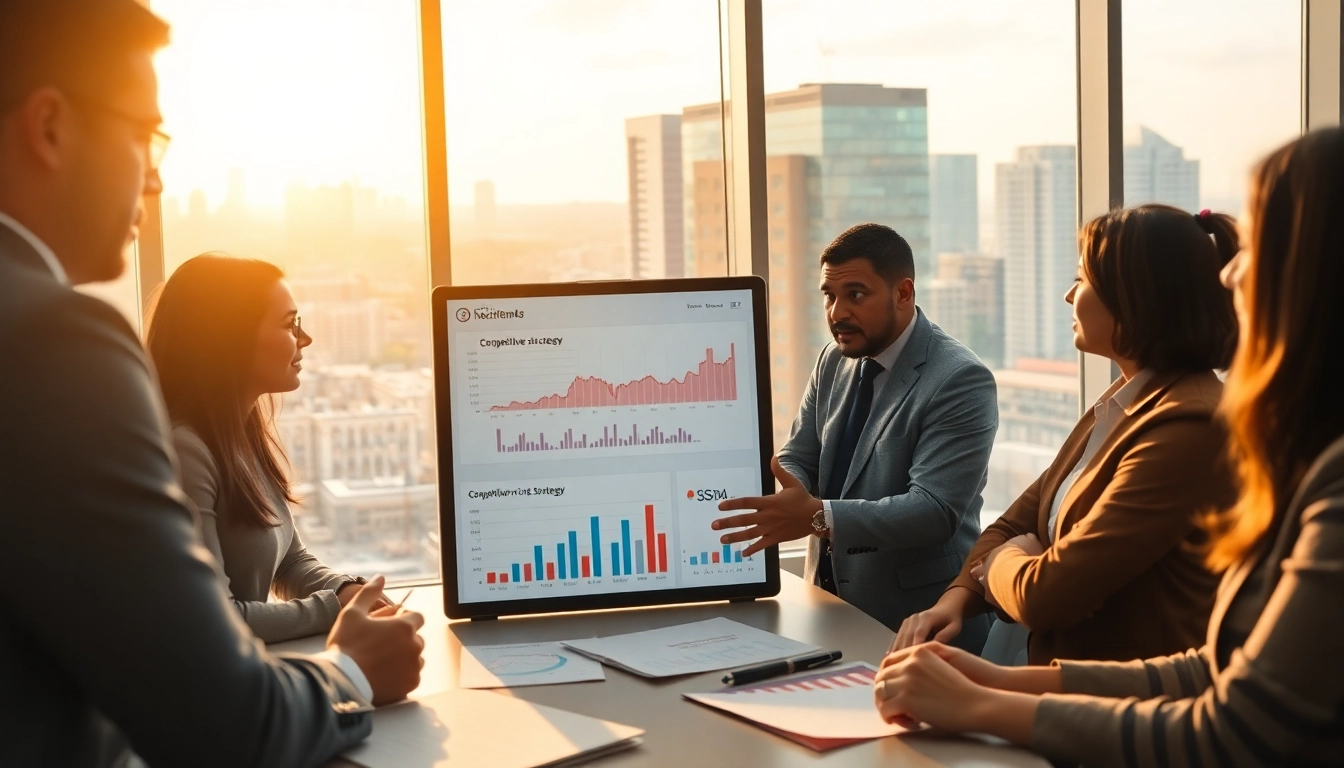 Analyze and strategize competitive pricing with a diverse team working together.