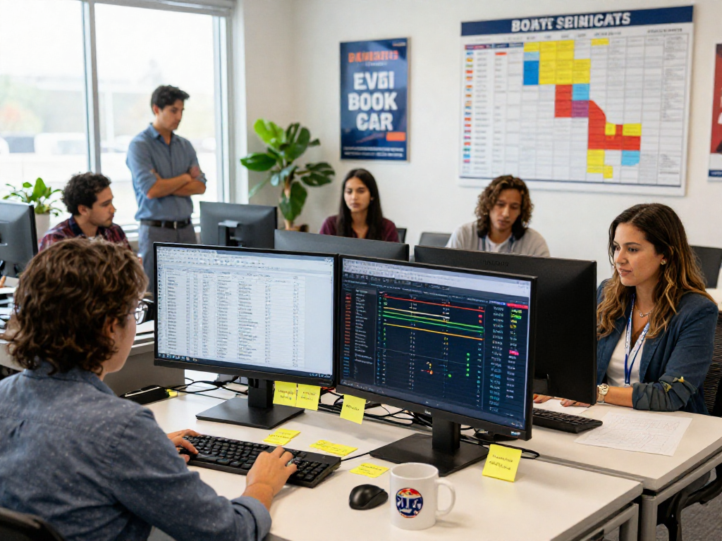 US Senate campaign marketing analysis in vibrant office with team collaboration and strategic planning.