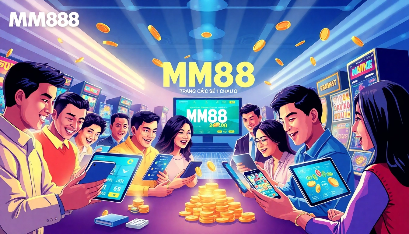 Exciting MM88 betting experience illustrating diverse players enjoying online games at https://mm88.agency/.