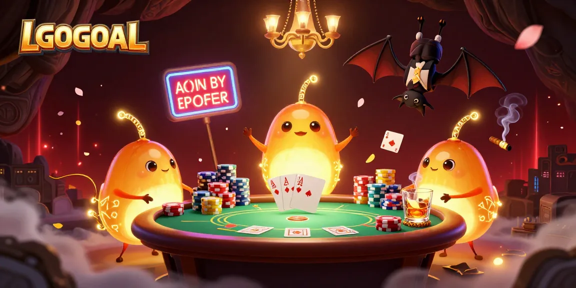 Engage in thrilling gameplay with LGOGOAL at this vibrant cave casino illuminated by glowworms.