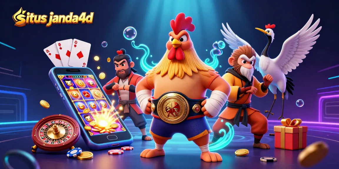 Situs janda4d mempersembahkan ilustrasi karakter kasino 3D yang menarik dengan elemen slot yang memukau.