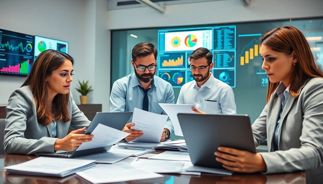 Accelerating fast warranty claim decisions through team collaboration in a modern office.
