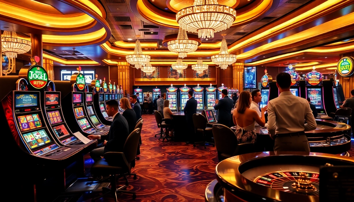 Rasakan sensasi slot togel di lingkungan kasino yang hidup, mewah, dan berkelas.
