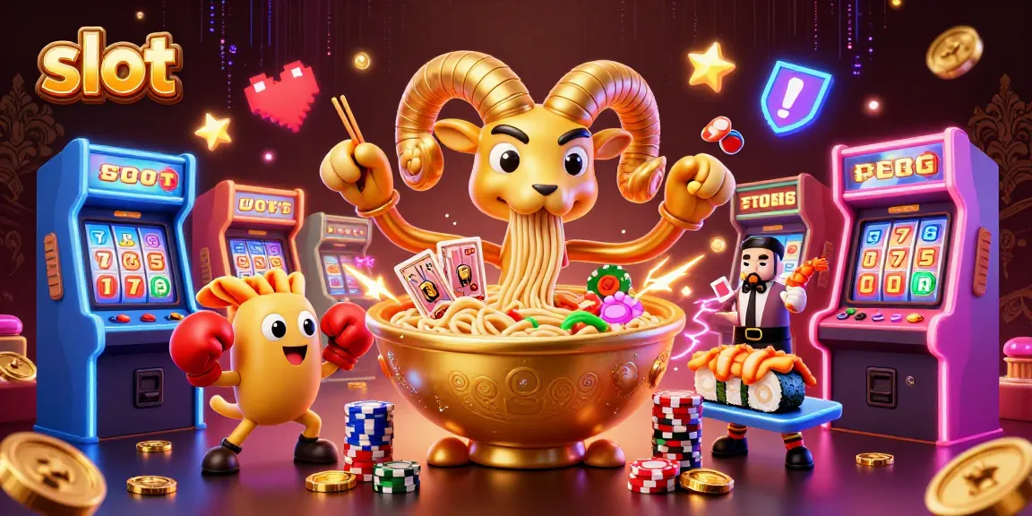 Engage with vibrant slot machines surrounded by character-filled casino fun.