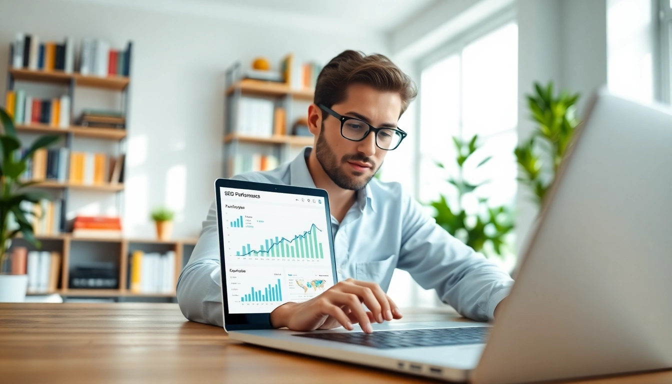 Boost your Clearwater FL SEO with a professional consultant analyzing data for growth.