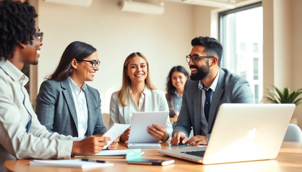 Individuals collaborating in small business jobs, fostering innovation and teamwork.