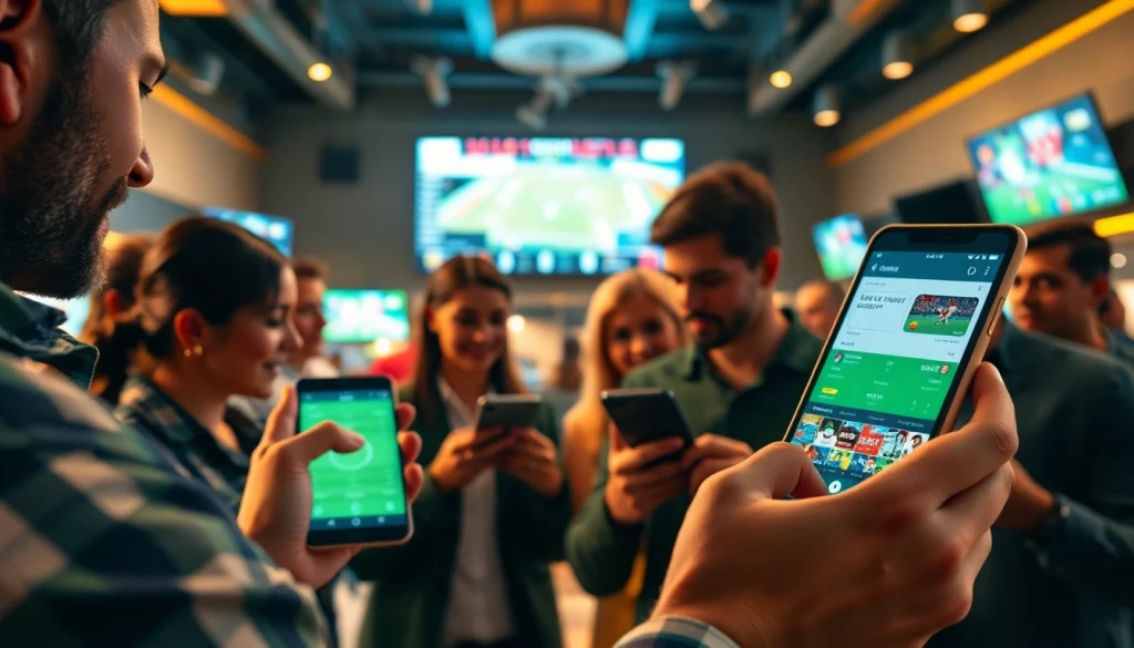 Discover the features of best sports betting apps India through an engaging sports betting scene.