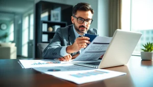 카드 한도 현금화 전문 컨설턴트가 분석하는 모습.