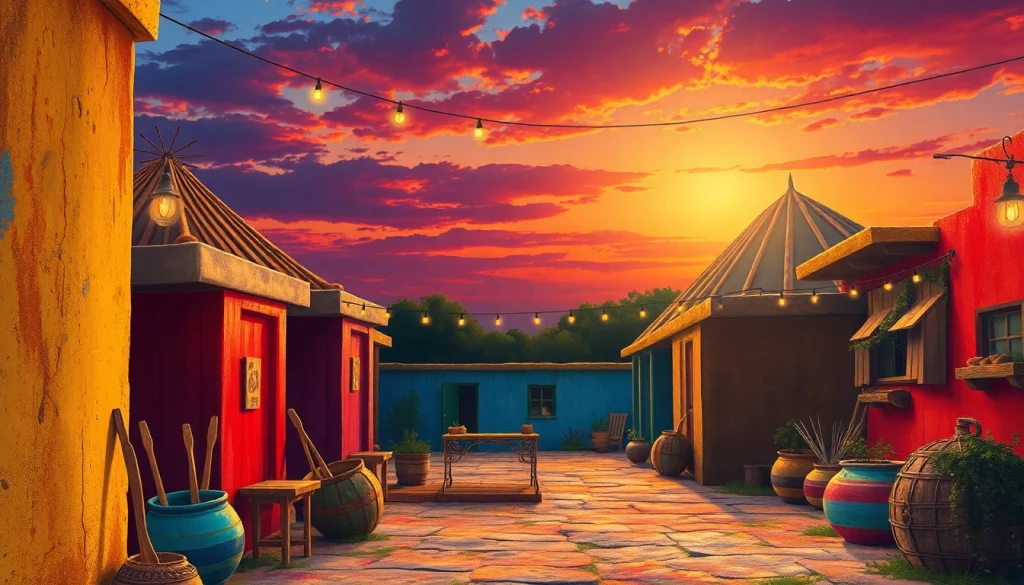 Aplicando pintura para colmenas con colores vibrantes en un entorno natural.