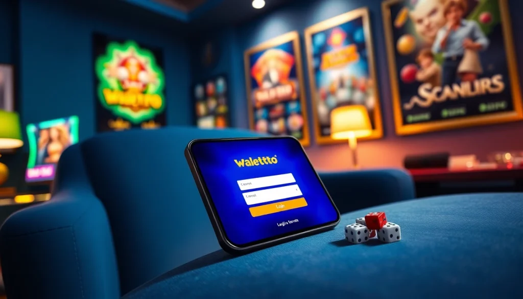 Mengakses walettoto login di antarmuka permainan online yang menawan dan mudah digunakan.