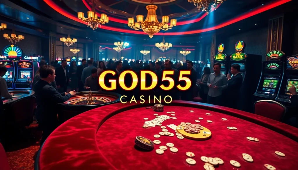 Experience the excitement at god55 casino with vibrant poker games and dazzling roulette.