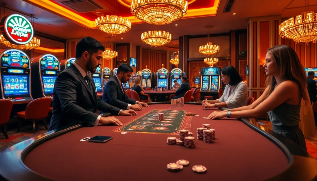 Experience Gopay88 Daftar with exciting casino games and professional dealers at a luxurious table.