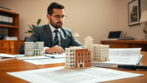 A Brooklyn Real Estate Lawyer consulting with clients in a welcoming office.