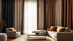 Geniet van verduisterende gordijnen die privacy bieden en stijl toevoegen aan je ruimte.