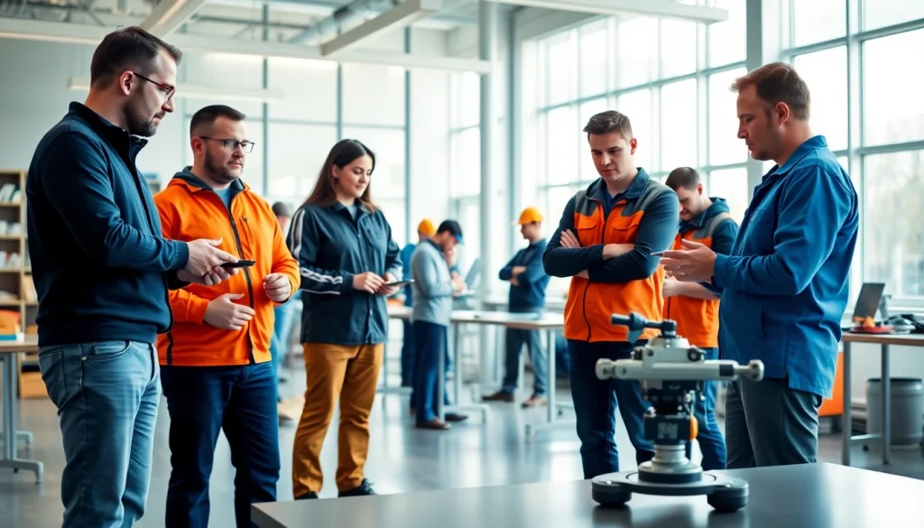Students engaged in hands-on learning at an abc trade school showcasing skilled education.