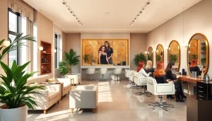 Transformative haircuts and color services at addendum salon in a luxurious, inviting setting.