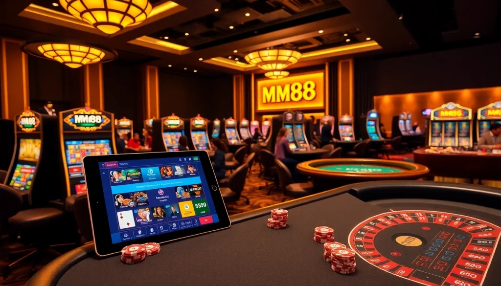 Experience the excitement of MM88 with vibrant casino games and luxurious betting options.