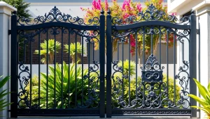 Transform your property with stunning custom steel gates, featuring intricate design and robust quality.