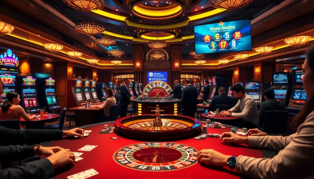 Engage in thrilling games at nhà cái fa88 with vibrant slot machines and exciting poker tables.