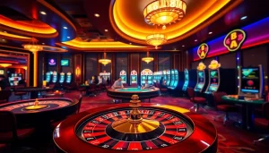 Experience thrilling gameplay with the link 789club at colorful casino tables and slot machines.