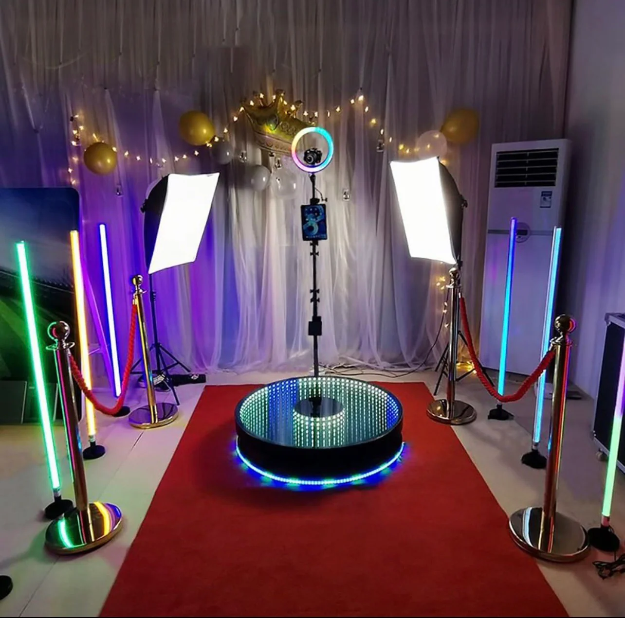 Modern DC 360 Photo Booth Rental for Interactive Event Fun