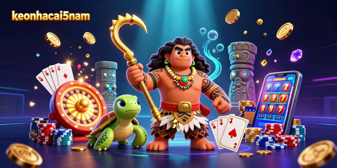 Engage with keonhacai5nam's thrilling casino adventure, featuring dynamic characters and exciting game elements.
